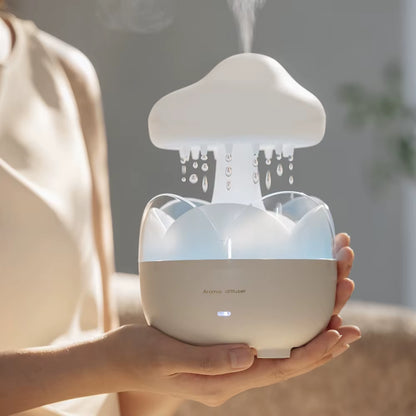 Mushroom Cloud Rain Humidifier Lamp
