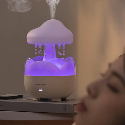 Mushroom Cloud Rain Humidifier Lamp